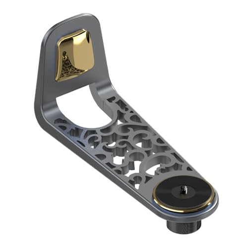 Qsvbeeqj Projektor-Wandhalterung, L-förmig, Aluminiumlegierung, ausgehöhlt, einfache Lagerung, ideal für Zuhause und Hotel von Qsvbeeqj