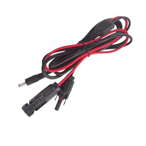 Qsvbeeqj Solarpanel Anschlüsse 5 5 Mm X 2 1 Mm Adapter Verlängerungskabel 16 AWG 8 Mm Adapter Kraftwerk Solargenerator von Qsvbeeqj