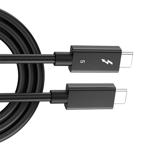 Qsvbeeqj Thunderbolt5 Kabel 120 Gbit/S Fast Geschwindigkeitsdatenübertragung Mit PD240W Ausgang Für Männer Und Frauen Qsvbeeqj Thunderbolt5 Kabel 120 Gbit/S Fast Geschwindigkeitsdatenübertragung Mit PD240W Ausgang Für Männer Und Frauen von Qsvbeeqj