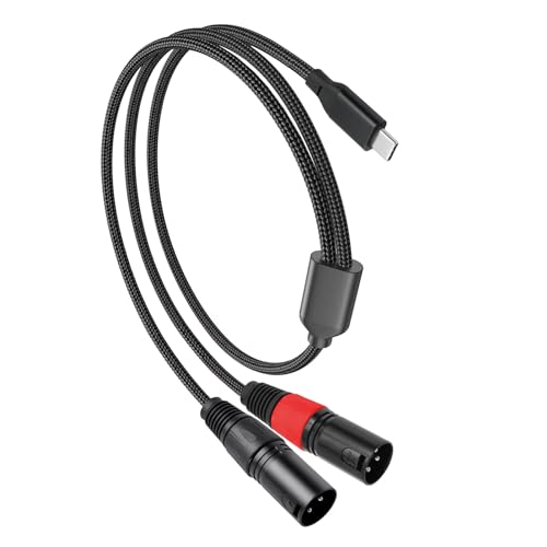 Qsvbeeqj USB C Zu Double 3Pin Männlicher Stereo Kabel Professioneller USB C Adapterkabel Für Verstärker Und Mischer Qsvbeeqj USB C Zu Double 3Pin Männlicher Stereo Kabel Professioneller USB C Adapterkabel Für Verstärker Und Mischer von Qsvbeeqj