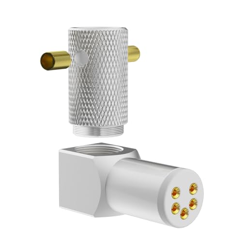 Schwarz Gold Plattierstecker 5Pin DIN Stecker Für Jahrgänge Vinyls Turntables Phonos Player Schwarz Gold Plattierstecker 5Pin DIN Stecker Für Jahrgänge Vinyls Turntables Phonos Player von Qsvbeeqj