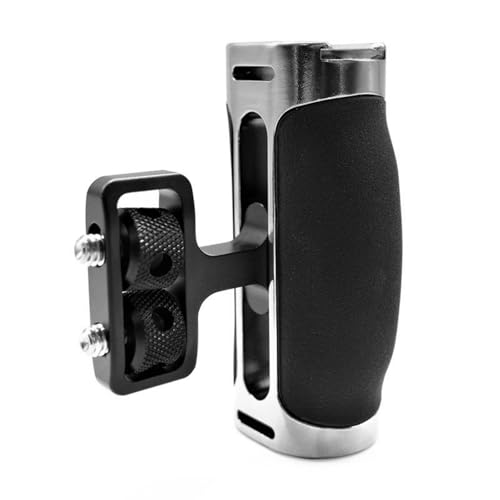 Seitengriff-Kamera-Handgriff-Stabilisatoren für DSLR-Kameras, Videokameras mit Kaltschuh-Halterung, 1/4-20 Schrauben Seitengriff-Kamera-Handgriff-Stabilisatoren für DSLR-Kameras, Videokameras mit Kaltschuh-Halterung, 1/4-20 Schrauben von Qsvbeeqj