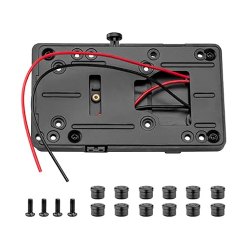 V-Mount Batterieplatte Power Splitter Draht mit D-Tap Ausgang für V-Lock Batterien DSLR Kamera Video Camcorder von Qsvbeeqj