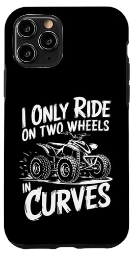 Quadbike Ich fahre nur auf zwei Rädern in Kurven Hülle für iPhone 11 Pro von Quad Bike ATV Quad