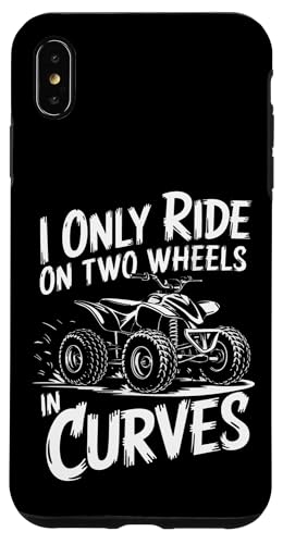 Quadbike Ich fahre nur auf zwei Rädern in Kurven Hülle für iPhone XS Max von Quad Bike ATV Quad
