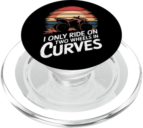 Quadbike Ich fahre nur auf zwei Rädern in Kurven PopSockets PopGrip für MagSafe von Quad Bike ATV Quad