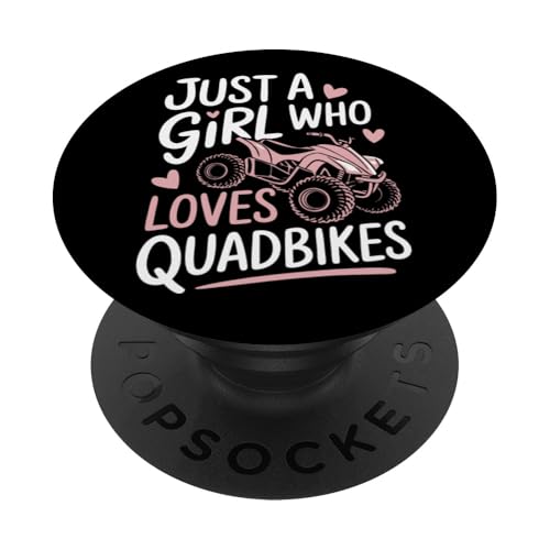 Quadbike Nur ein Mädchen, das Quadbikes liebt PopSockets Klebender PopGrip Quadbike Nur ein Mädchen, das Quadbikes liebt PopSockets Klebender PopGrip von Quad Bike ATV Quad