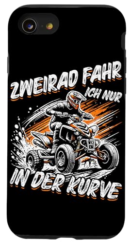 2 Weirad Fahr Ich Nur In Der Kurve Quad Fahren Enthusiast Hülle für iPhone SE (2020) / 7 / 8 von Quad Fahrer Motorsport Grafik für Quad Besitzer