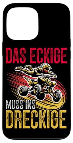 Das Eckige Muss Ins Dreckige Quad Biker Quad Fahrer Offroad Hülle für iPhone 13 Pro Max Das Eckige Muss Ins Dreckige Quad Biker Quad Fahrer Offroad Hülle für iPhone 13 Pro Max von Quad Fahrer Motorsport Grafik für Quad Besitzer