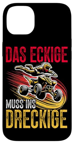 Das Eckige Muss Ins Dreckige Quad Biker Quad Fahrer Offroad Hülle für iPhone 14 Plus Das Eckige Muss Ins Dreckige Quad Biker Quad Fahrer Offroad Hülle für iPhone 14 Plus von Quad Fahrer Motorsport Grafik für Quad Besitzer