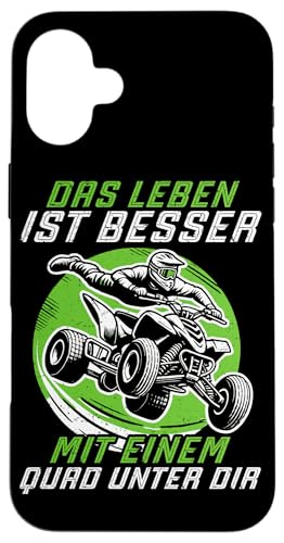 Das Leben Ist Besser Mit Einem Quad Unter Dir Quad Fahren Hülle für iPhone 16 Plus Das Leben Ist Besser Mit Einem Quad Unter Dir Quad Fahren Hülle für iPhone 16 Plus von Quad Fahrer Motorsport Grafik für Quad Besitzer