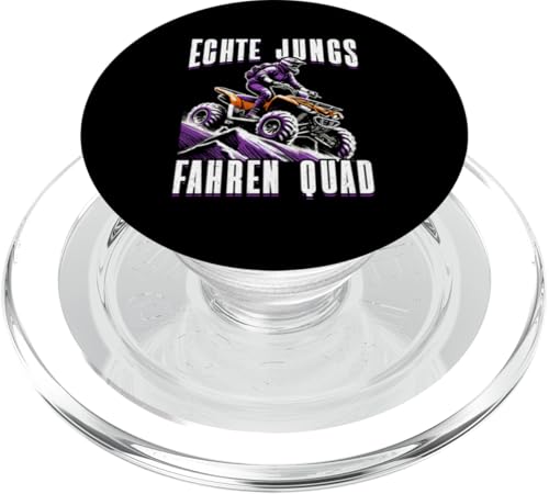 Echte Jungs Fahren Quad Fahrer Offroad Biking Liebhaber PopSockets PopGrip für MagSafe Echte Jungs Fahren Quad Fahrer Offroad Biking Liebhaber PopSockets PopGrip für MagSafe von Quad Fahrer Motorsport Grafik für Quad Besitzer