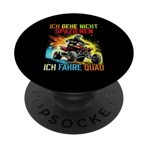 Ich Gehe Nicht Spazieren ich Fahre Quad Biker Dirtbike PopSockets Klebender PopGrip Ich Gehe Nicht Spazieren ich Fahre Quad Biker Dirtbike PopSockets Klebender PopGrip von Quad Fahrer Motorsport Grafik für Quad Besitzer