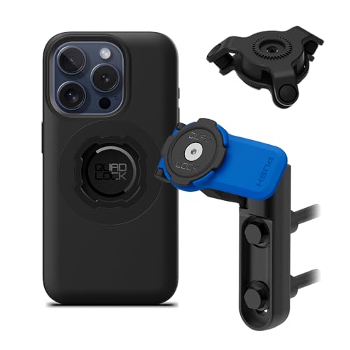 QUAD LOCK Bremszylinder-Klemmschale Handyhalterung für Motorrad mit Vibrationsdämpfer und MAG-Hülle für iPhone 15 Pro QUAD LOCK Bremszylinder-Klemmschale Handyhalterung für Motorrad mit Vibrationsdämpfer und MAG-Hülle für iPhone 15 Pro von QUAD LOCK