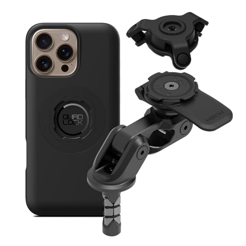 QUAD LOCK Gabelschaft-Handyhalterung für Motorrad PRO mit Vibrationsdämpfer und MAG Hülle für iPhone 16 Pro Max QUAD LOCK Gabelschaft-Handyhalterung für Motorrad PRO mit Vibrationsdämpfer und MAG Hülle für iPhone 16 Pro Max von QUAD LOCK