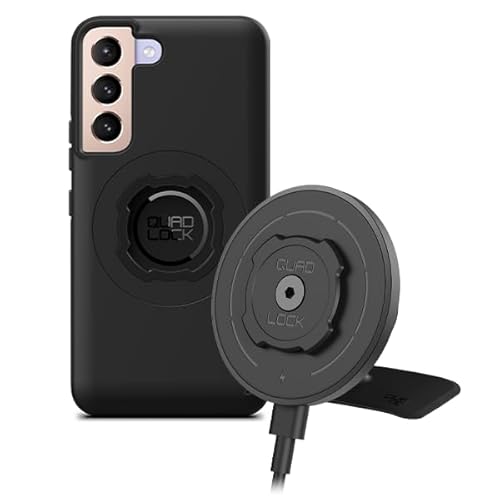 QUAD LOCK Klebehalterung fürs Auto-Armaturenbrett Handyhalterung mit MAG-Kabelloser Ladekopf V2 und MAG-Hülle für Galaxy S22 QUAD LOCK Klebehalterung fürs Auto-Armaturenbrett Handyhalterung mit MAG-Kabelloser Ladekopf V2 und MAG-Hülle für Galaxy S22 von QUAD LOCK