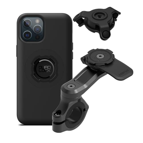 QUAD LOCK Lenker Handyhalterung PRO für Motorrad mit Vibrationsdämpfer und MAG Hülle für iPhone 12 Pro Max QUAD LOCK Lenker Handyhalterung PRO für Motorrad mit Vibrationsdämpfer und MAG Hülle für iPhone 12 Pro Max von QUAD LOCK