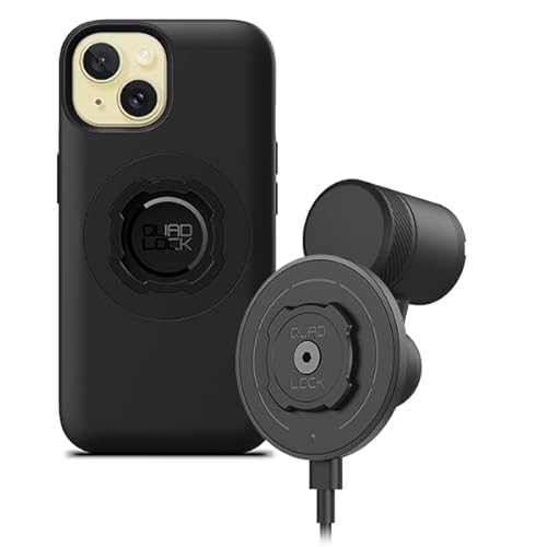 QUAD LOCK Lüftung Handyhalterung fürs Auto mit MAG-Kabelloser Ladekopf V2 und MAG-Hülle für iPhone 15 QUAD LOCK Lüftung Handyhalterung fürs Auto mit MAG-Kabelloser Ladekopf V2 und MAG-Hülle für iPhone 15 von QUAD LOCK