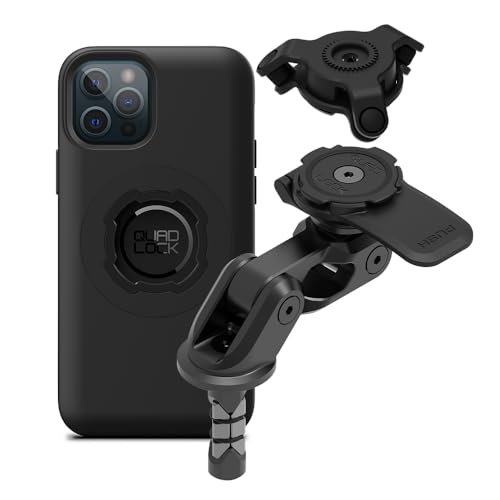 QUAD LOCK Gabelschaft-Handyhalterung für Motorrad PRO mit Vibrationsdämpfer und MAG Hülle für iPhone 12/12 Pro QUAD LOCK Gabelschaft-Handyhalterung für Motorrad PRO mit Vibrationsdämpfer und MAG Hülle für iPhone 12/12 Pro von QUAD LOCK
