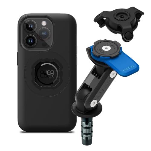 QUAD LOCK Gabelschaft-Handyhalterung für Motorrad mit Vibrationsdämpfer und MAG Hülle für iPhone 14 Pro QUAD LOCK Gabelschaft-Handyhalterung für Motorrad mit Vibrationsdämpfer und MAG Hülle für iPhone 14 Pro von QUAD LOCK