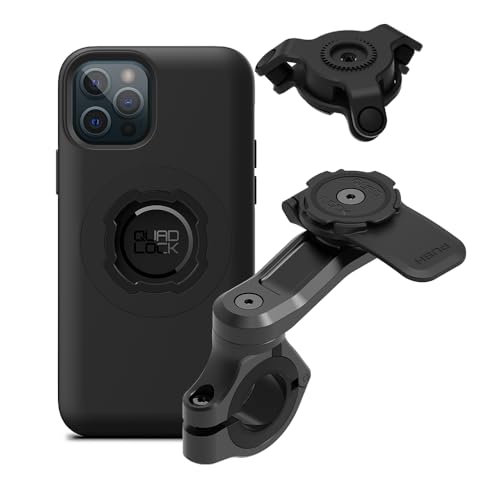 QUAD LOCK Lenker Handyhalterung PRO für Motorrad mit Vibrationsdämpfer und MAG Hülle für iPhone 12/12 Pro QUAD LOCK Lenker Handyhalterung PRO für Motorrad mit Vibrationsdämpfer und MAG Hülle für iPhone 12/12 Pro von QUAD LOCK
