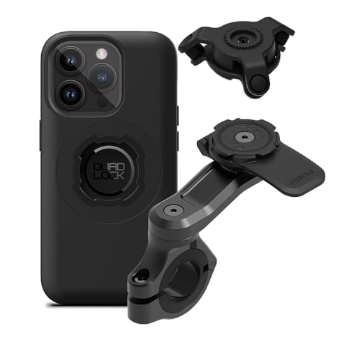 QUAD LOCK Lenker Handyhalterung PRO für Motorrad mit Vibrationsdämpfer und MAG Hülle für iPhone 14 Pro QUAD LOCK Lenker Handyhalterung PRO für Motorrad mit Vibrationsdämpfer und MAG Hülle für iPhone 14 Pro von QUAD LOCK