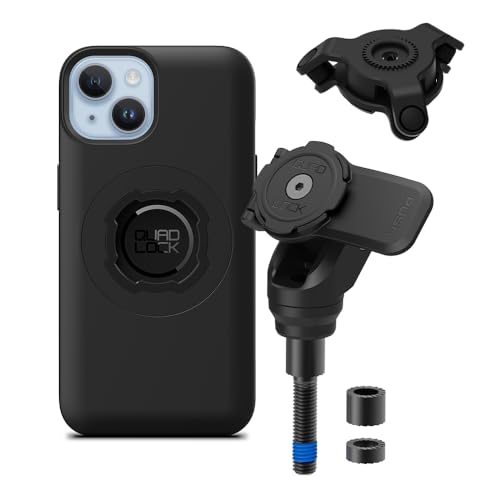 QUAD LOCK Lenkerklemm-Schrauben Handyhalterung PRO für Motorrad mit Vibrationsdämpfer und MAG Hülle für iPhone 14 QUAD LOCK Lenkerklemm-Schrauben Handyhalterung PRO für Motorrad mit Vibrationsdämpfer und MAG Hülle für iPhone 14 von QUAD LOCK