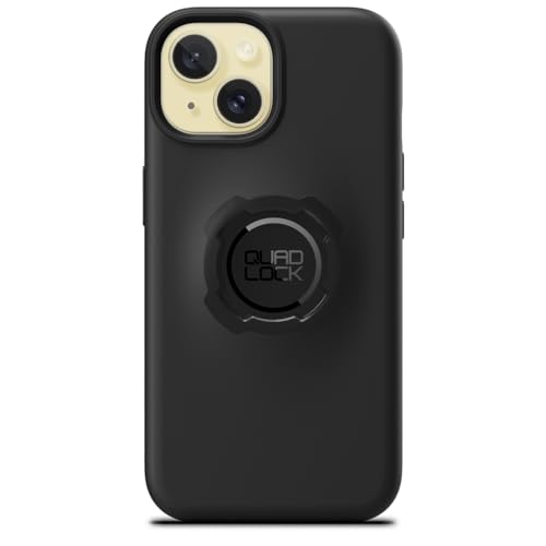 Quad Lock Schutzhülle für iPhone (iPhone 15), Schwarz von Quad Lock