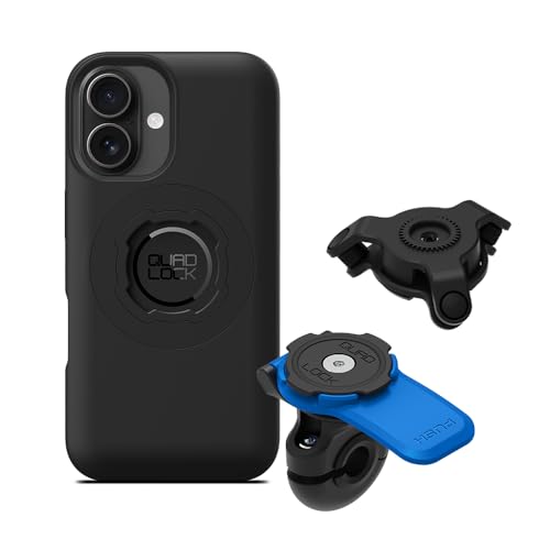 QUAD LOCK Spiegel Handyhalterung für Motorrad mit Vibrationsdämpfer und MAG Hülle für iPhone 16 QUAD LOCK Spiegel Handyhalterung für Motorrad mit Vibrationsdämpfer und MAG Hülle für iPhone 16 von QUAD LOCK
