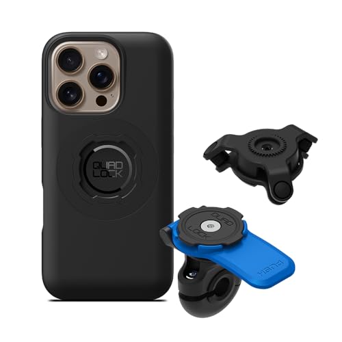 QUAD LOCK Spiegel Handyhalterung für Motorrad mit Vibrationsdämpfer und MAG Hülle für iPhone 16 Pro QUAD LOCK Spiegel Handyhalterung für Motorrad mit Vibrationsdämpfer und MAG Hülle für iPhone 16 Pro von QUAD LOCK