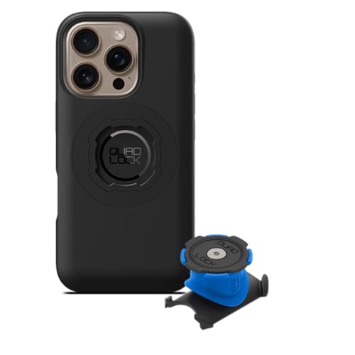 QUAD LOCK Vorbau/Lenker Handyhalterung Fahrrad Kit mit iPhone 16 Pro MAG Hülle QUAD LOCK Vorbau/Lenker Handyhalterung Fahrrad Kit mit iPhone 16 Pro MAG Hülle von QUAD LOCK