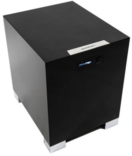 Qube Orkus DSP Aktiv-Subwoofer schwarz hochglanz von Quadral