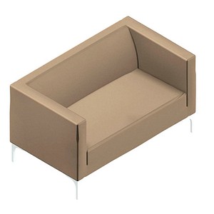 Quadrifoglio 2-Sitzer Sofa Arte creme weiß Stoff Quadrifoglio 2-Sitzer Sofa Arte creme weiß Stoff von Quadrifoglio