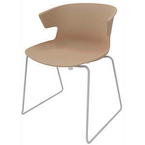 Quadrifoglio Besucherstuhl COVE OCOVEV02/2P9G beige Kunststoff Quadrifoglio Besucherstuhl COVE OCOVEV02/2P9G beige Kunststoff von Quadrifoglio