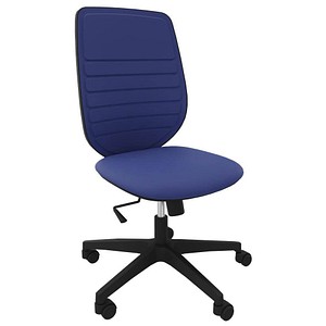 Quadrifoglio Bürostuhl Okay Stoff blau, Gestell schwarz Quadrifoglio Bürostuhl Okay Stoff blau, Gestell schwarz von Quadrifoglio