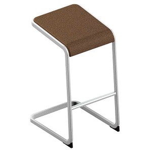 Quadrifoglio Hocker C-STOOL OCSTOA01/34R4 braun Quadrifoglio Hocker C-STOOL OCSTOA01/34R4 braun von Quadrifoglio