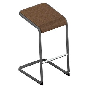 Quadrifoglio Hocker C-STOOL OCSTOA01/3C2J braun von Quadrifoglio