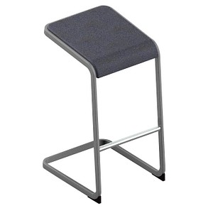 Quadrifoglio Hocker C-STOOL OCSTOA01/3MB1 anthrazit Quadrifoglio Hocker C-STOOL OCSTOA01/3MB1 anthrazit von Quadrifoglio