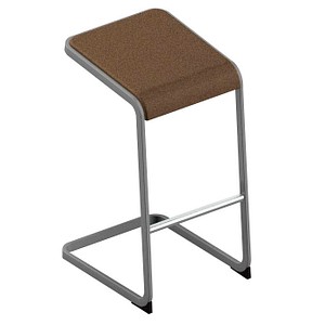 Quadrifoglio Hocker C-STOOL OCSTOA01/3MB3 braun von Quadrifoglio