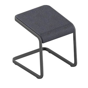 Quadrifoglio Hocker C-STOOL OCSTOB01/2HAG anthrazit von Quadrifoglio