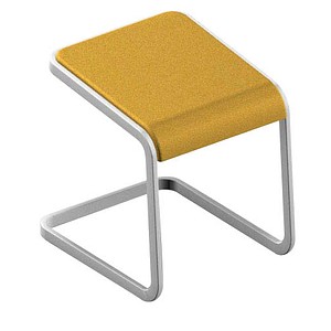 Quadrifoglio Hocker C-STOOL OCSTOB01/2SHS gelb von Quadrifoglio