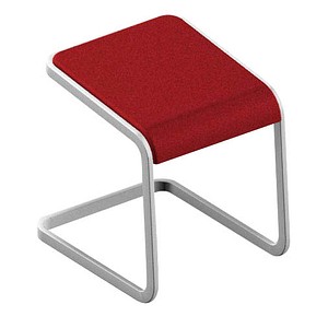 Quadrifoglio Hocker C-STOOL OCSTOB01/2YUP rot von Quadrifoglio