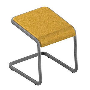 Quadrifoglio Hocker C-STOOL OCSTOB01/35RA gelb von Quadrifoglio