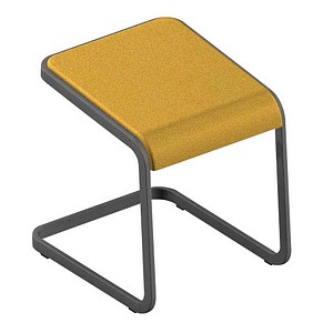 Quadrifoglio Hocker C-STOOL OCSTOB01/37XZ gelb von Quadrifoglio