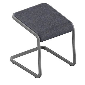 Quadrifoglio Hocker C-STOOL OCSTOB01/3MB1 anthrazit Quadrifoglio Hocker C-STOOL OCSTOB01/3MB1 anthrazit von Quadrifoglio