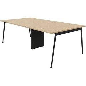 Quadrifoglio Konferenztisch X3 eiche rechteckig, 4-Fuß-Gestell grau, 240,0 x 120,0 x 75,0 cm Quadrifoglio Konferenztisch X3 eiche rechteckig, 4-Fuß-Gestell grau, 240,0 x 120,0 x 75,0 cm von Quadrifoglio