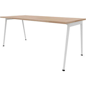 Quadrifoglio X3 Schreibtisch ulme rechteckig, 4-Fuß-Gestell weiß 180,0 x 80,0 cm Quadrifoglio X3 Schreibtisch ulme rechteckig, 4-Fuß-Gestell weiß 180,0 x 80,0 cm von Quadrifoglio