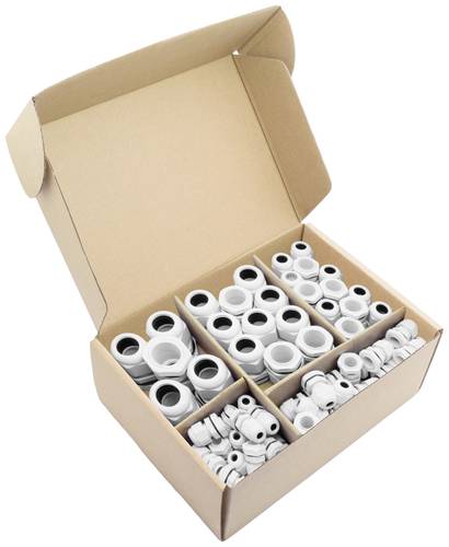 Quadrios 2102CA114 Kabelverschraubung Sortiment PA66 Weiß 60St. Quadrios 2102CA114 Kabelverschraubung Sortiment PA66 Weiß 60St. von Quadrios