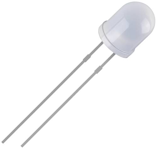 Quadrios 2111O161 LED bedrahtet Weiß Rund 3mm 2500 mcd 30° 20mA 3V von Quadrios