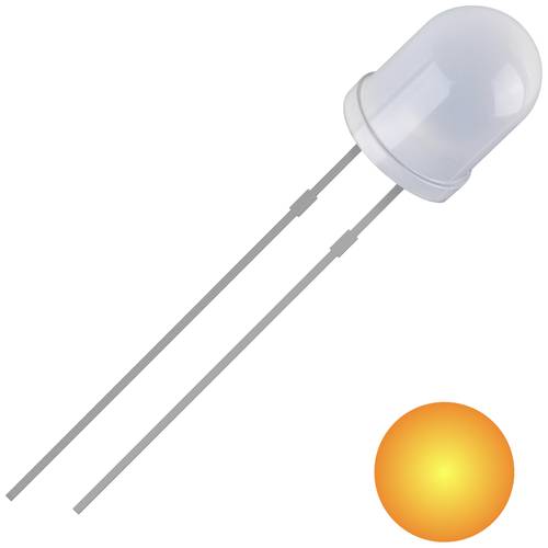 Quadrios 2111O171 LED bedrahtet Gelb Rund 5mm 700 mcd 30° 20mA 2V von Quadrios